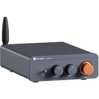 Fosi Audio BT20A Pro Hifi Verstärker, 300Wx2 Mini Verstärker mit Bluetooth 5.0 & TPA3255 Amp Chip, Austauschbare Op-Amps, Class D Verstärker Stereo 2.0 Kanal, Bass- und Höhenanpassung, Endstufe Hifi
