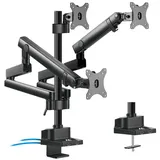 Maclean Brackets Maclean MC-811 (Tisch, 27", 7 kg), Monitor Halterung, Schwarz