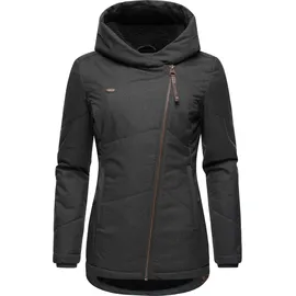 Ragwear Winterjacke Gordon Sportliche wasserdichte Outdoorjacke mit Kapuze schwarz M (38)