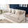 Riess-Ambiente Sofa Leinenstoff 3-Sitzer Beige