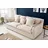 Riess-Ambiente Sofa Leinenstoff 3-Sitzer Beige