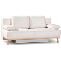 Schlafsofa Patti Stoff Beige Creme