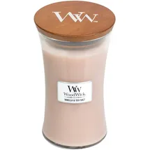 Woodwick Hourglass große Duftkerze 610 g beige