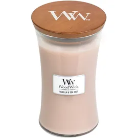 Woodwick Hourglass große Duftkerze 610 g beige