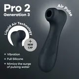 Satisfyer Pro 2 Generation 3 Liquid Air Schwarz