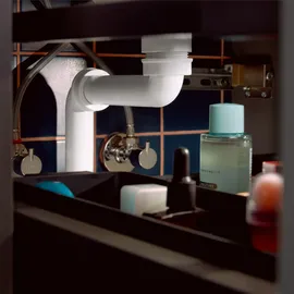Hansgrohe Xilesa E Waschtischunterschrank 2 Schubkästen, für Waschtisch, ohne PushOpen, Eiche Kaschmir