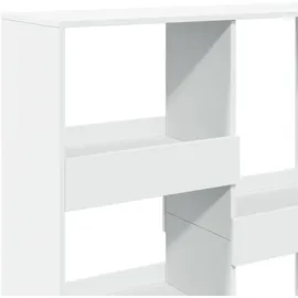 vidaXL Bücherregal Raumteiler 100 x 33 x 115 cm Weiß