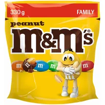 M&Ms M&M’s Peanut, Family Pack, Erdnüsse in Milchschokolade, 330 g