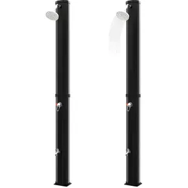 vidaXL Solardusche schwarz 35 l