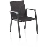 Kettler Rasmus Stapelsessel Aluminium-Twitchell anthrazit/charcoal (0106502-7400)