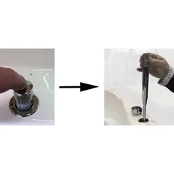 Teilweise versenkbare Handbrause