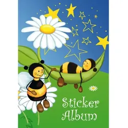 HERMA Sticker Sammelalbum für Kids, A5, "Bienenwiese", 6 Seiten, blanko