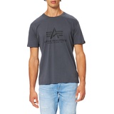 Alpha Industries T-Shirt Greyblack/Black, S