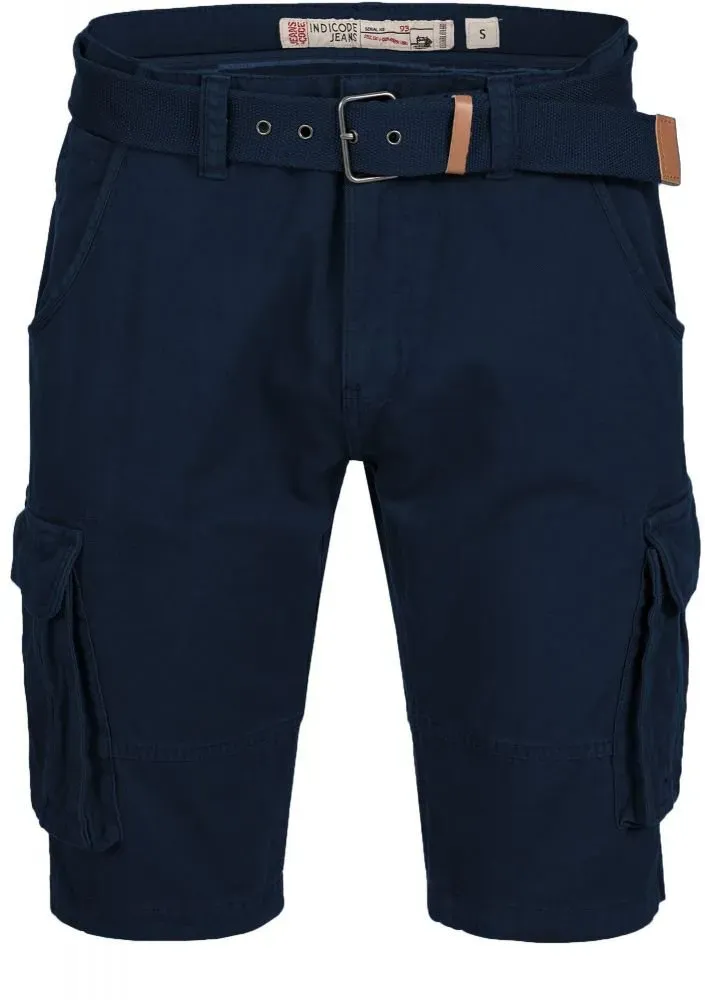Indicode Jeans Shorts Monroe Cargo - Farbe:navy$Größe:XL