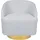 Beliani Sessel LAVIK Polyester 73 x 71 x 70 cm Grau/Gold retro