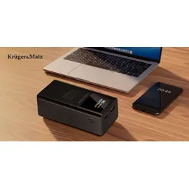 Krüger&Matz PowerBank 20000mAh Li-pol 65W mit QC-Funktion und PD KM0914