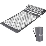tectake Akupressurmatte, Grau, Kunststoff, 43x2.5x74 cm, Freizeit, Wellness, Körperpflege, Wohlfühlprodukte