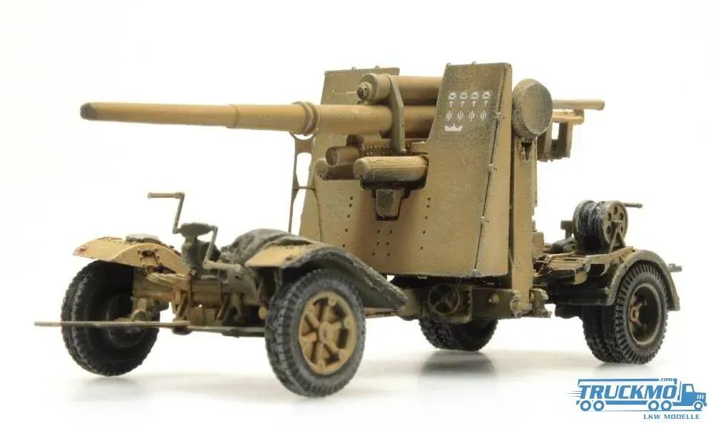 Artitec Fertigmodell 88mm Flak 18 gelb 6870070