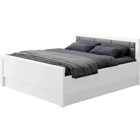 Priess Einzelbett PRIESS "Arnsberg", weiß (lichtweiß, anthrazit), B:188cm L:208cm,