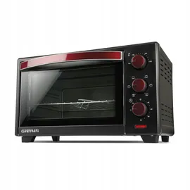 G3 Ferrari Il Moro Plus 20 l Schwarz, Bordeaux, Freistehend, Drehregler, Mechanisch, 60 min - Minibackofen mit Umluftfunktion / 20 1380W
