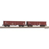PIKO Offener Güterwagen 2er Set Eaos mit Graffiti 28310 H0