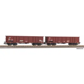 PIKO Offener Güterwagen 2er Set Eaos mit Graffiti 28310 H0