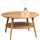 M2 Kollektion Couchtisch 247222 Stella Massivholz Wildeiche 80 x 45 cm