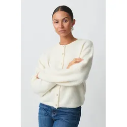 Gina Tricot - Knitted cardigan - strickwaren - Weiß - XL - Dame - Weiß - XL