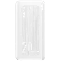 DUDAO K12PQ+ Powerbank, 20000mAh 20W weiß
