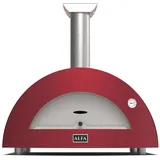 Alfa Forni Moderno 3 Pizza Holz Antique Red