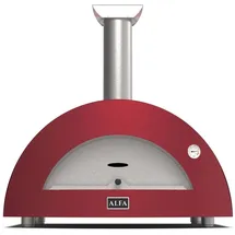 Alfa Forni Moderno 3 Pizza Holz Antique Red
