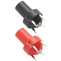 POMONA ELECTRONICS 73096-0 Inline 4mm Sicherheitsbuchse für PCB Schwarz