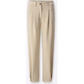 CREATION L Modal-Mix-Jersey-Hose Klassisch Braun 24
