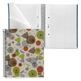 Miquelrius Collegeblock Eco Design A5 kariert bunt