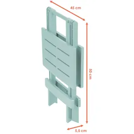 Spetebo Klapptisch 45 x 43 x 50 cm weiß