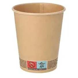Papstar Trinkbecher Pappe 200 ml 50 St. Creme