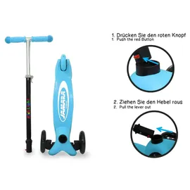 Jamara KickLight Scooter Blau