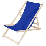 Strandstuhl Strandliege Liegestuhl Gartenliege Klappbar Sonnenliege Holz Faltbar