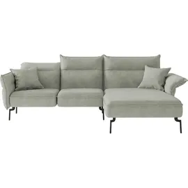 Roller Ecksofa - grau-braun - Liegefunktion