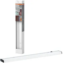 Osram flache Unterbauleuchte mit Sensor, in Silber aus Aluminium, Kaltweiß, IP20-Schutz, für Regalunterbaubeleuchtung