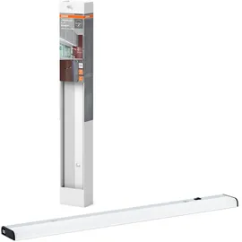 Osram flache Unterbauleuchte mit Sensor, in Silber aus Aluminium, Kaltweiß, IP20-Schutz, für Regalunterbaubeleuchtung