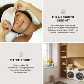SCHIESSER Leichtsteppdecke Sommar | 155 x 220 cm | für Allergiker geeignet | dünne Steppdecke für den Sommer | 155x220cm