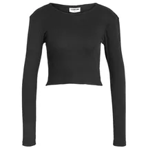 Noisy May T-Shirt NMMAYA L/S O-NECK TOP NOOS schwarz L (40)