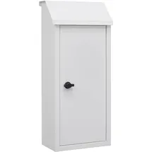 ARREGUI Zustellungs- Briefkasten Weiß inkl. Zeitungsfach