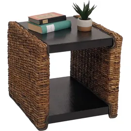 Mendler Nachtschrank Lucca 49 x 49 x 47 cm Braun