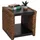 Mendler Nachtschrank Lucca 49 x 49 x 47 cm Braun