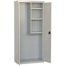 Proregal Putzmittelschrank AMEGO 180 x 80 x 40 cm Grau