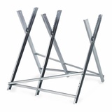 GARMIO GARMIO® Sägebock Holzsägebock klappbar, silber 150kg, verzinkt zusammenklappbarer Haltebock 4-fach,Extra robust