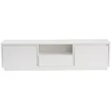 Skye Decor TV-Schrank 160 x 29,5 x 42 cm Weiß Spanplatte
