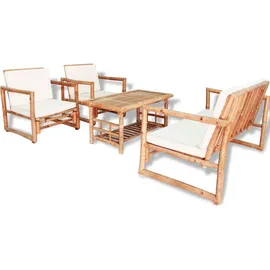 vidaXL Bambus Set 12-tlg. natur
